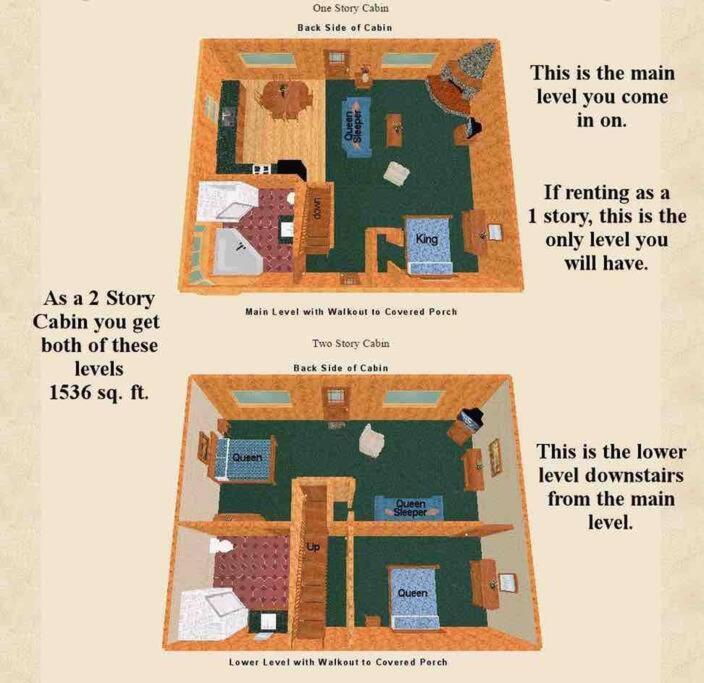 Willa Secluded Cabin In The Woods! 1 Story Eureka Springs Zewnętrze zdjęcie